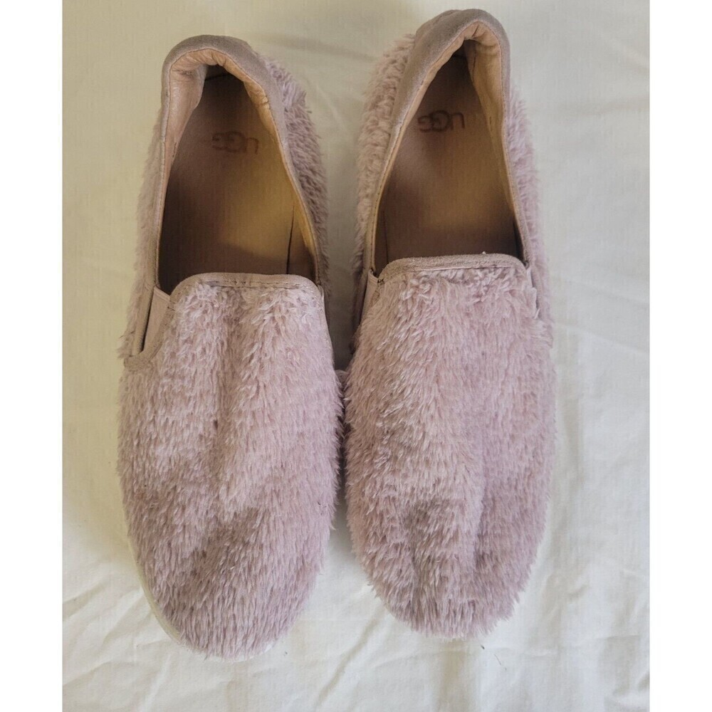 UGG Size 10 Australia Women Sherpa Fuzzy Ricci Slip On Casual‎ Comfort Sneakers